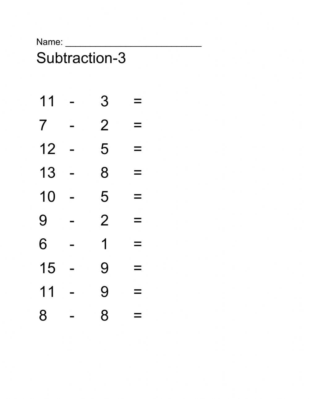 Subtraction-3