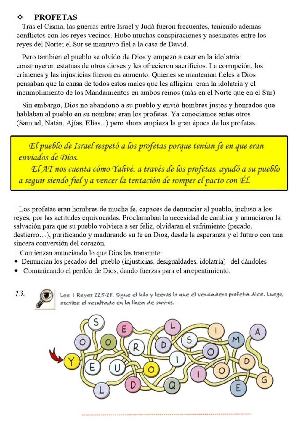 Profetas I: Introducción Profetas I: Introducción