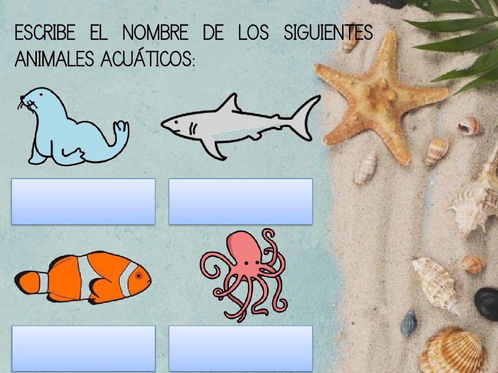 Animales acuáticos