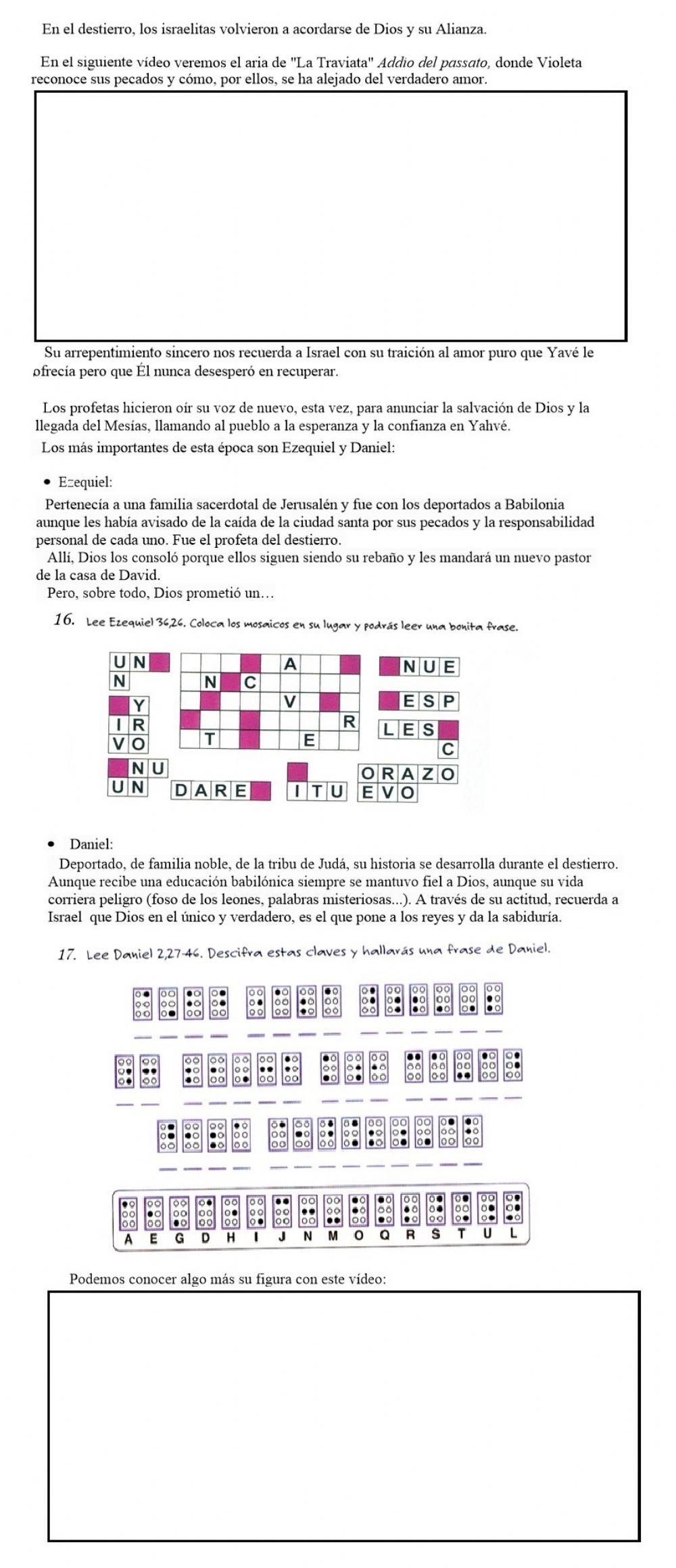 Profetas III: Ezequiel y Daniel