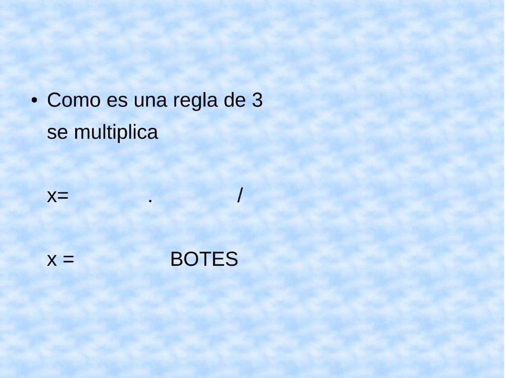 Reglas de 3