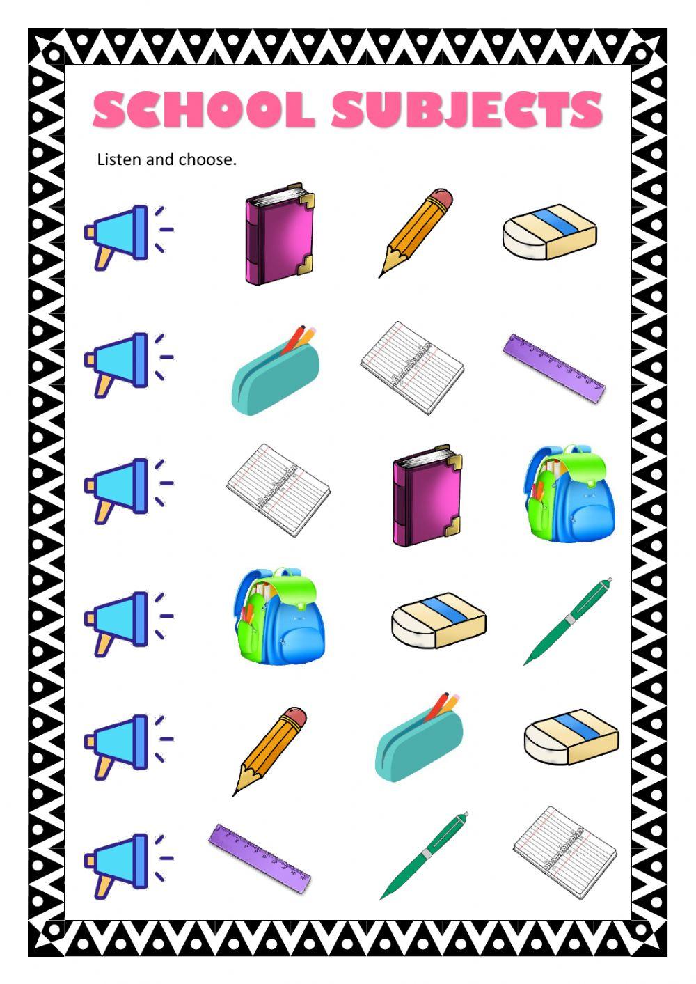 School Objects School Objects