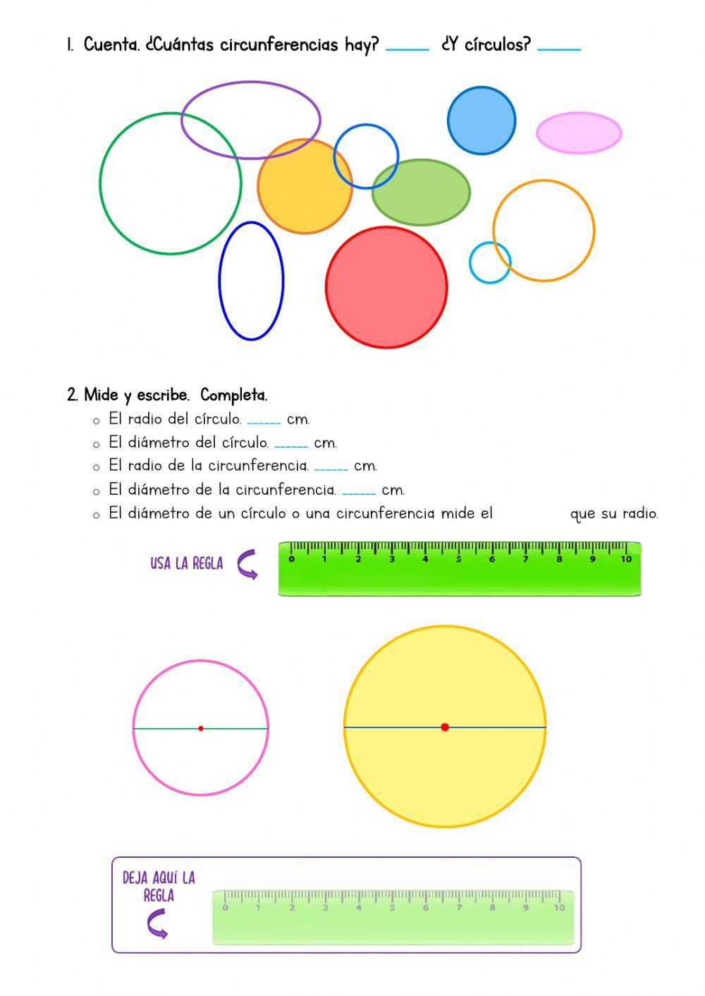 Cincunferencia y círculo