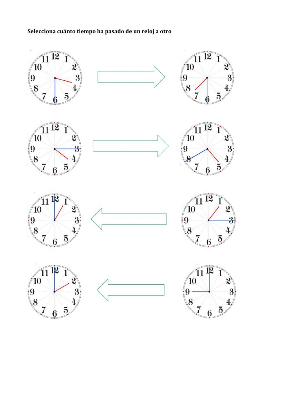 Intervalos de tiempo