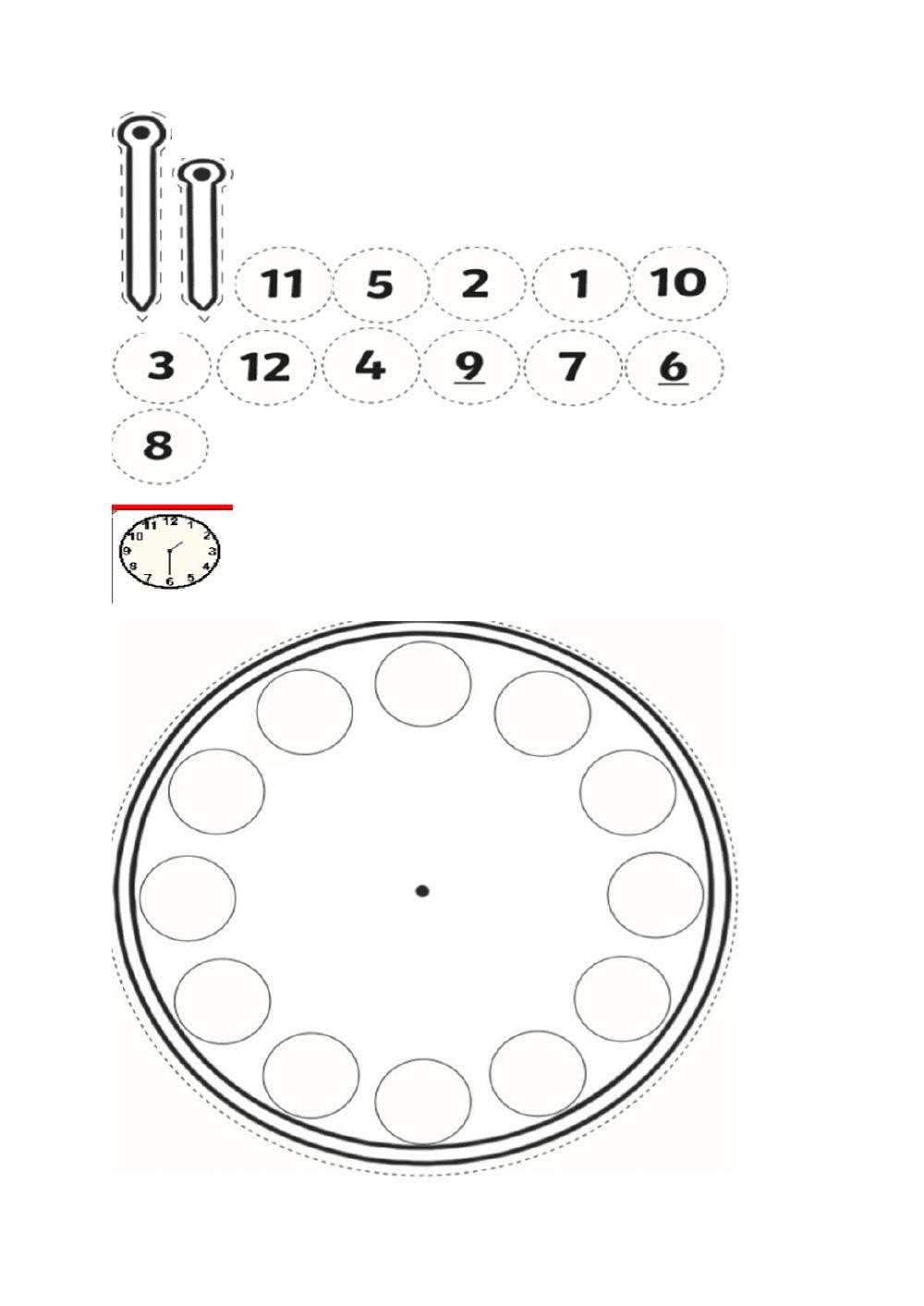 Interactive clock