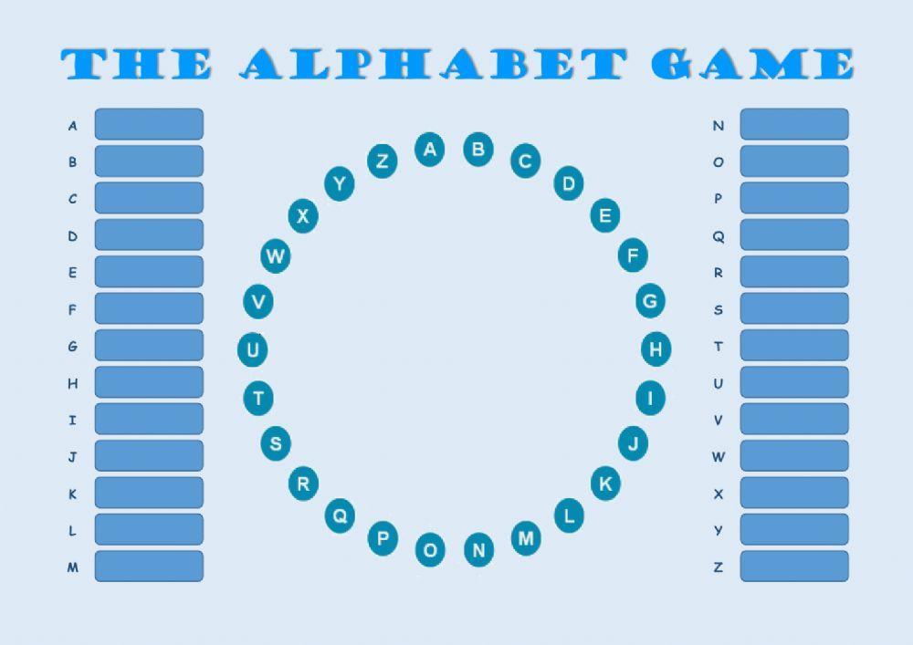 The Alphabet Game (1)