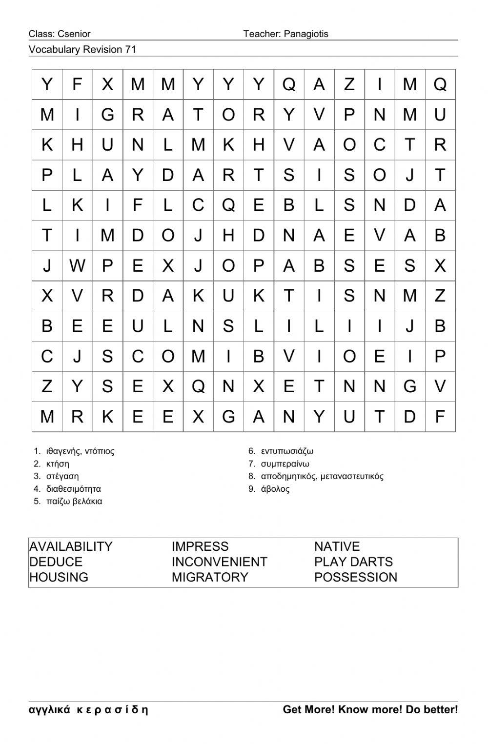 Csenior Wordsearch71