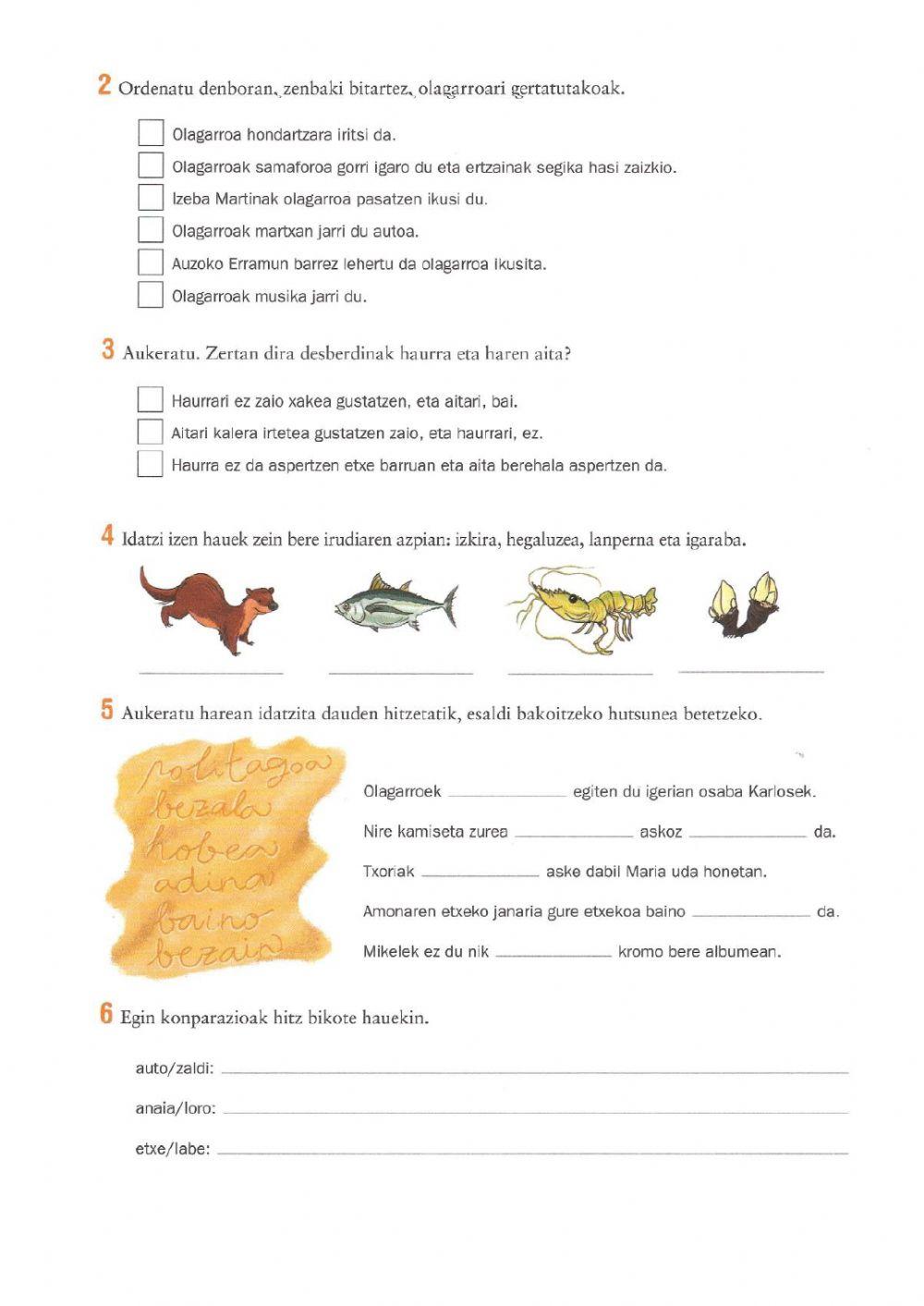 Olagarro bat garajean