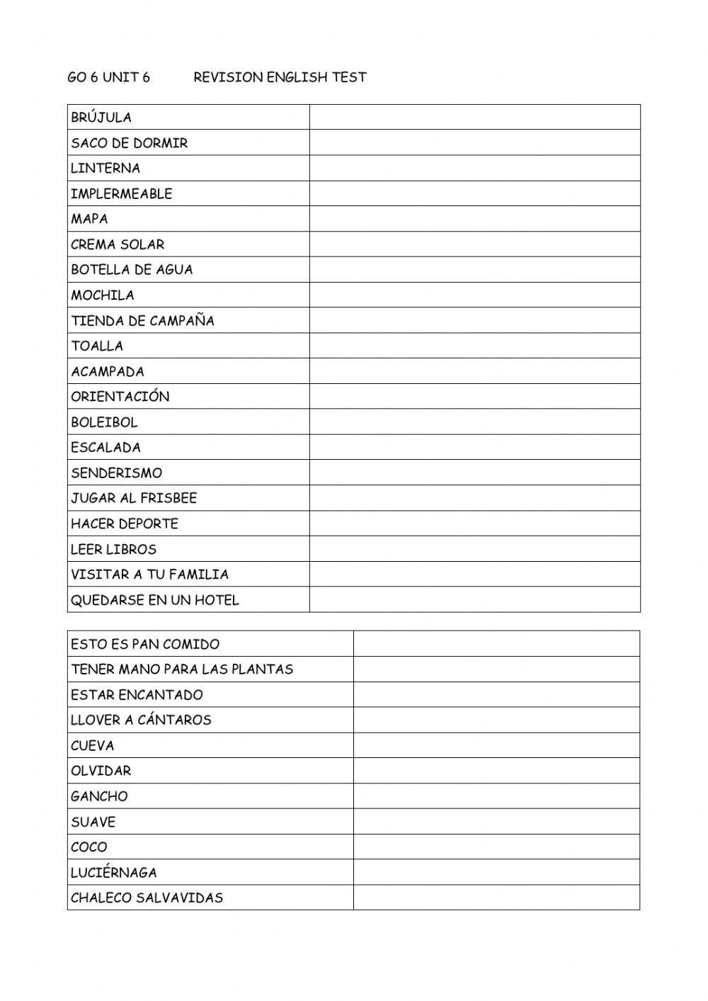 Go 6 revision unit 6