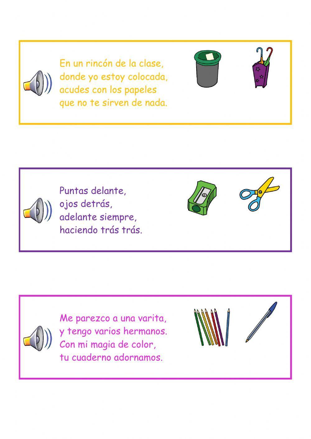 Adivina, adivinanza (con pictos y audio)