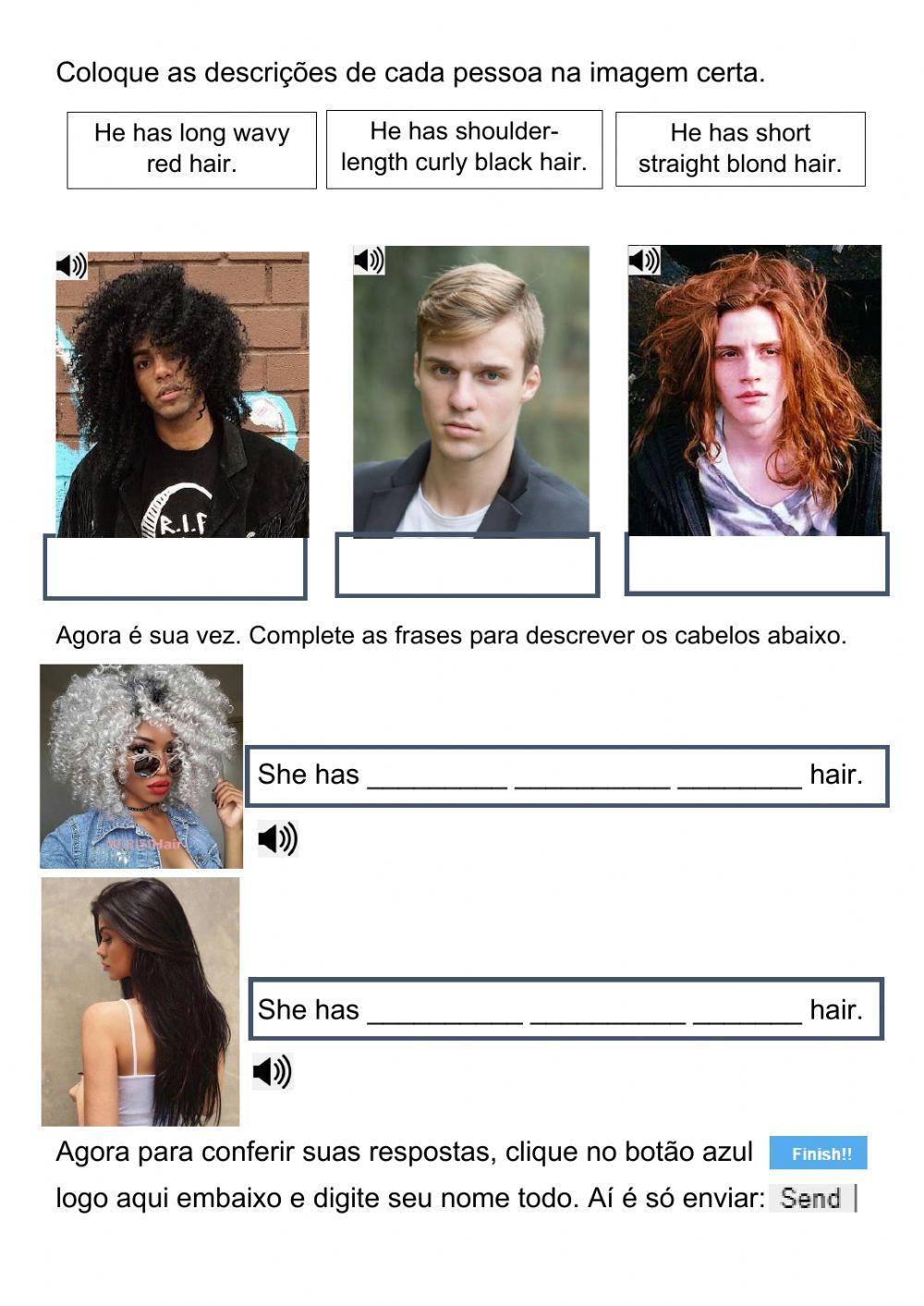 Hair description Hair description