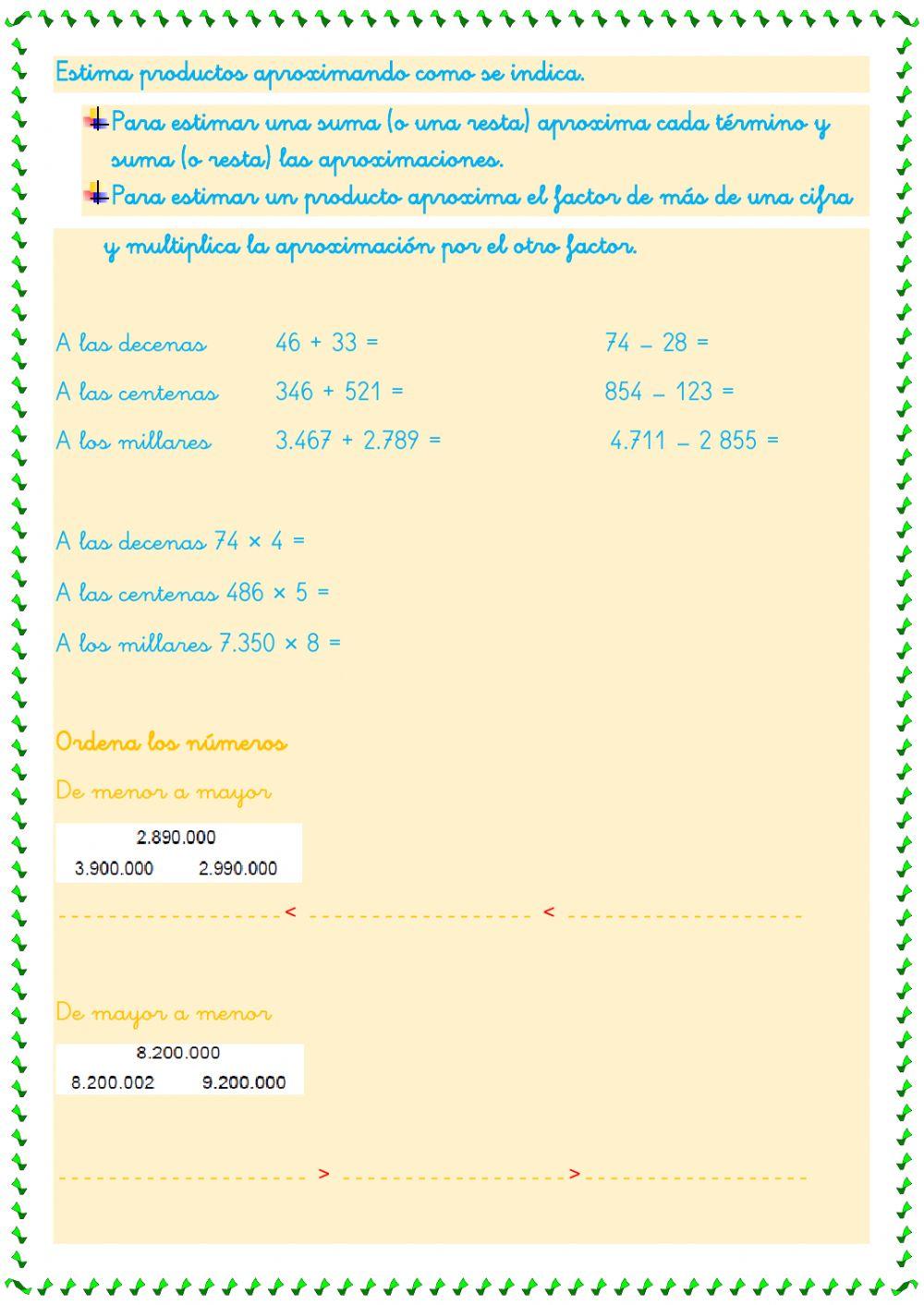 Numeración Numeración