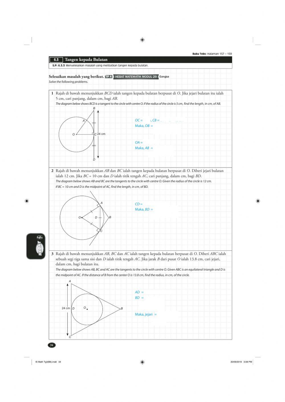 Latihan bab 6(matematik ting 3)bah 3