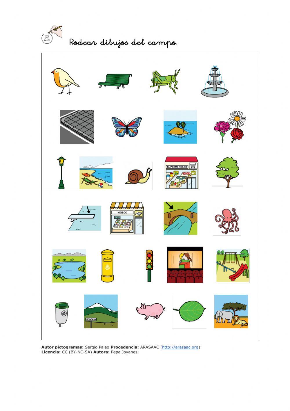 Busca y encuentra por campos semánticos