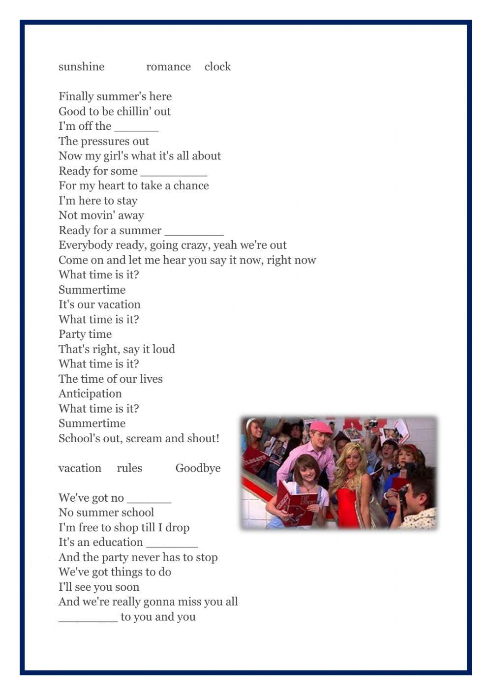 High School Musical - What time is it?