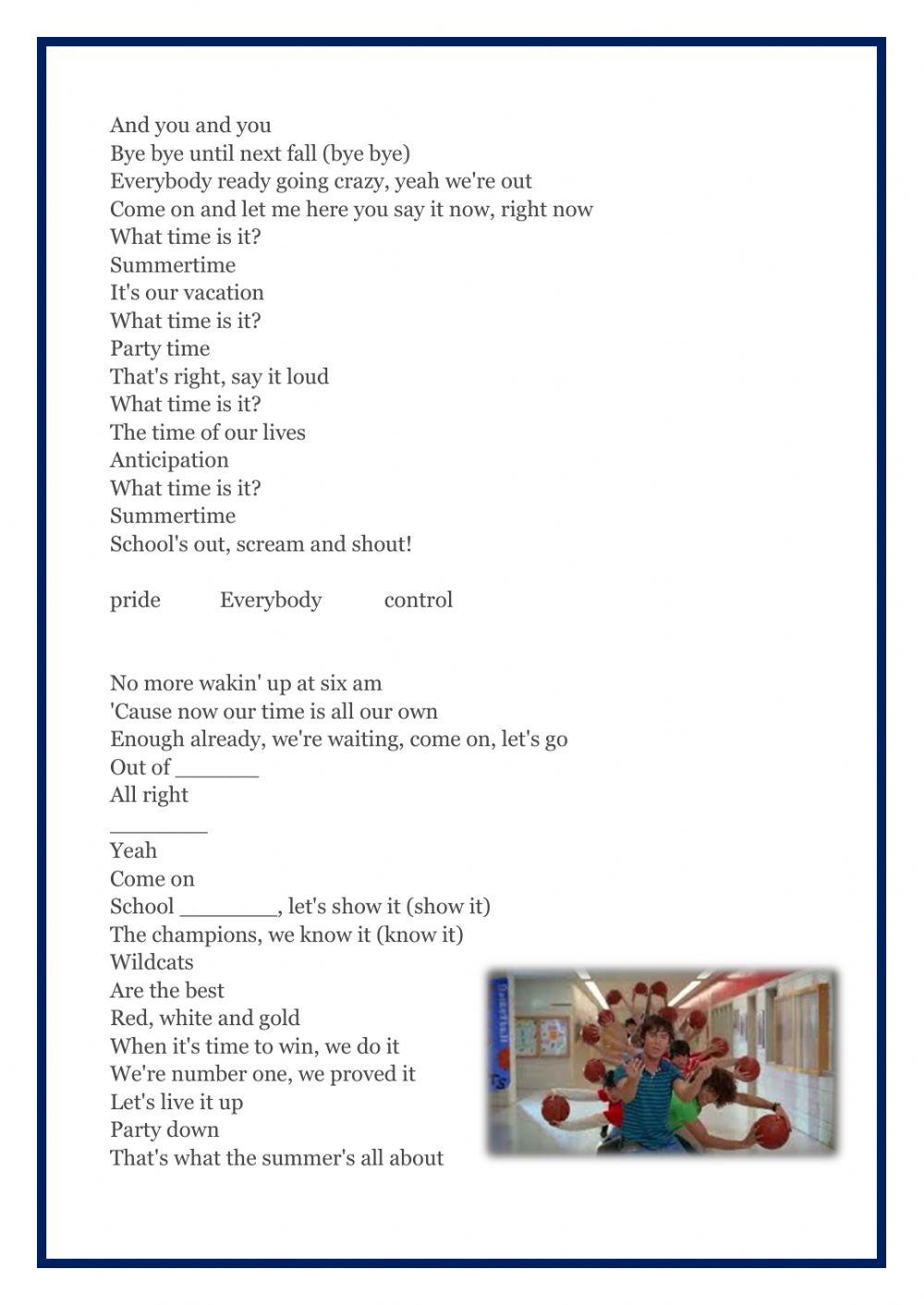 High School Musical - What time is it?