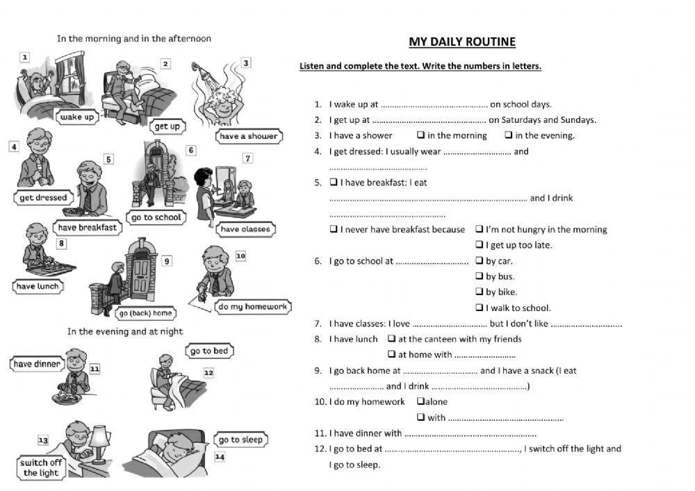 Daily routine listening