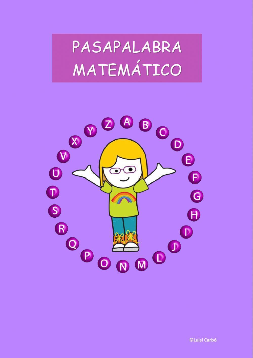 Pasapalabra matemático Pasapalabra matemático