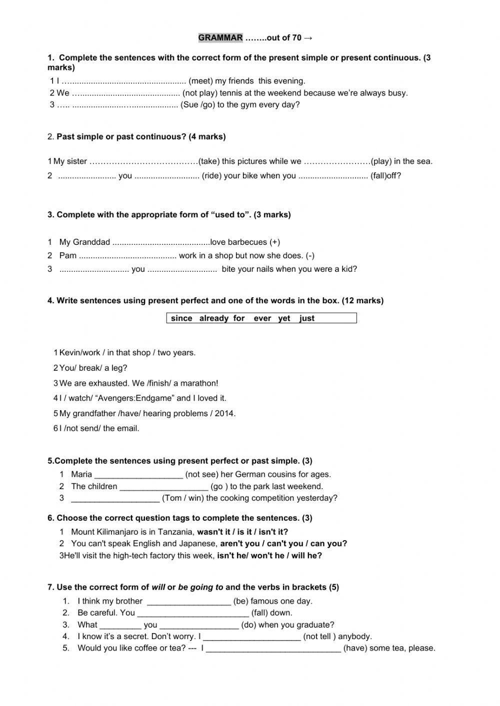 EXTRAORDINARIA Junio  3º ESO