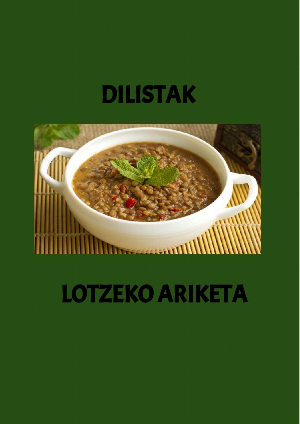 21.dilistak lotzeko ariketa
