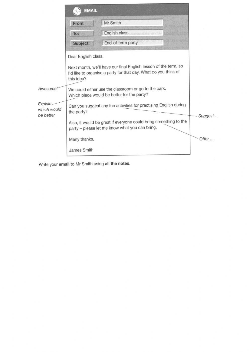 Teens3 Writing: Part1 + Part2    - Danny