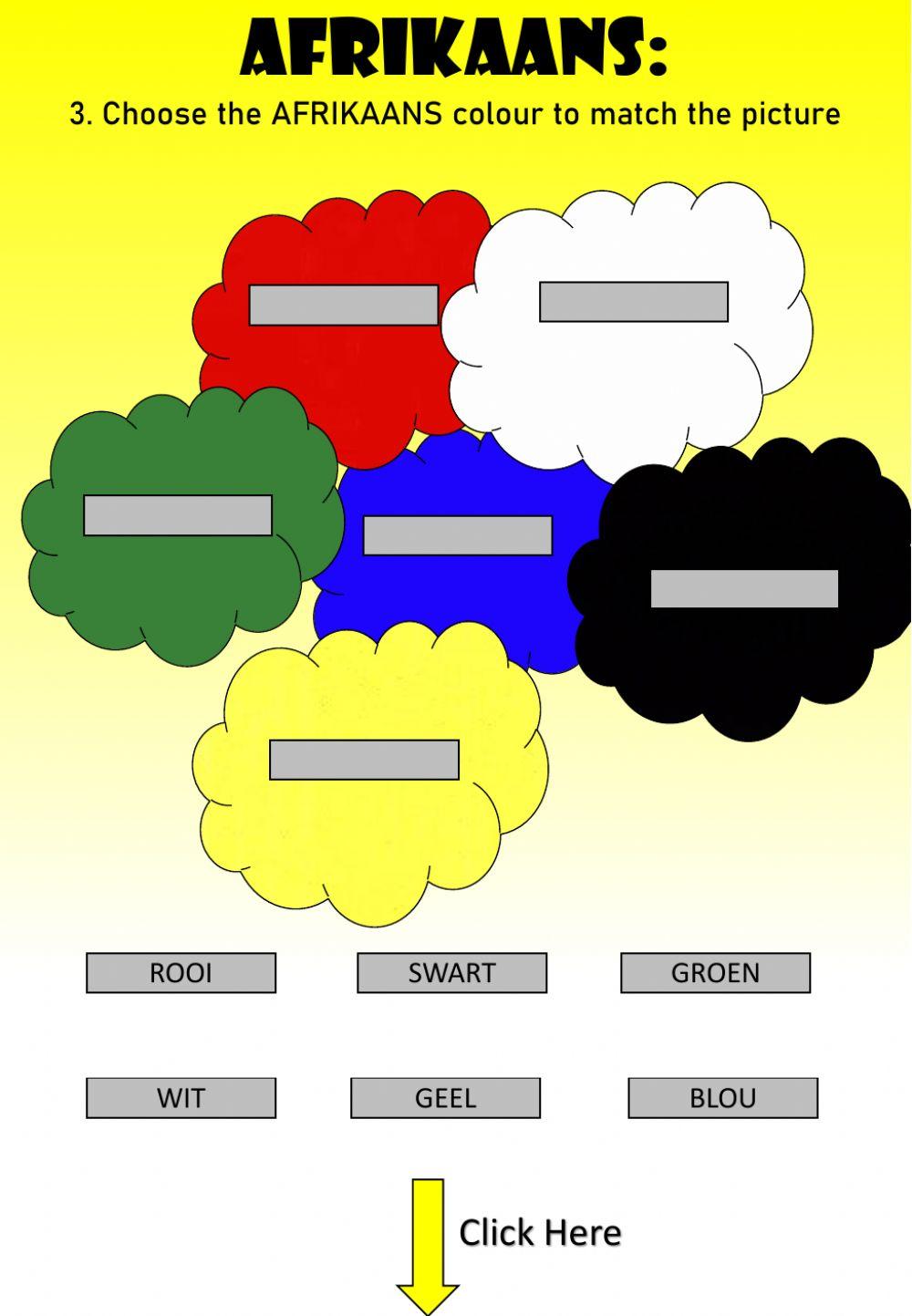 WEEK 18: THURSDAY: Spelling Test Afrikaans