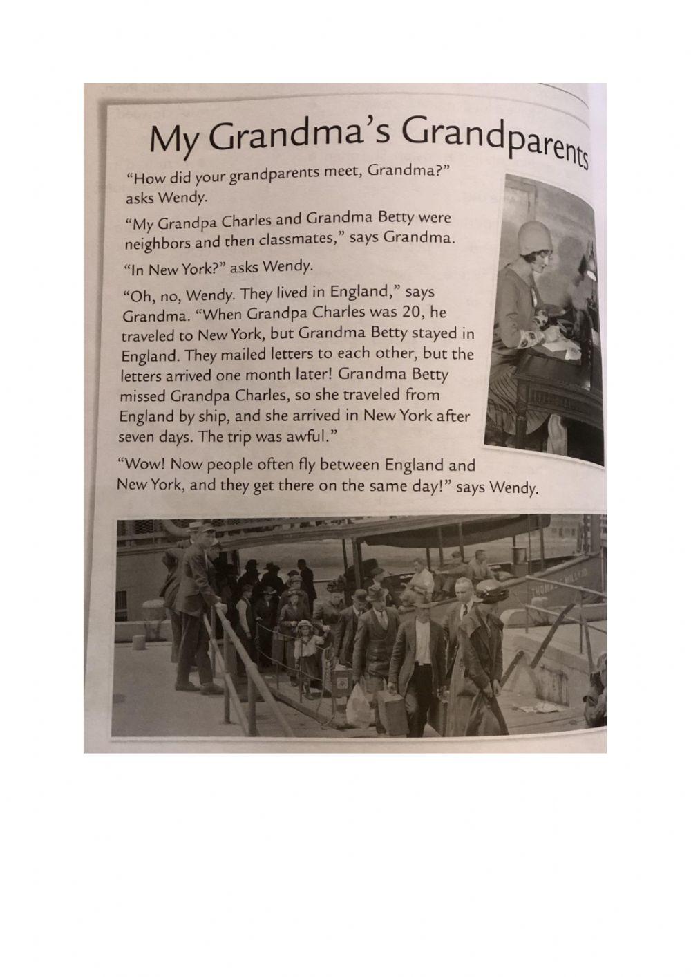 My Grandma's Grandparents