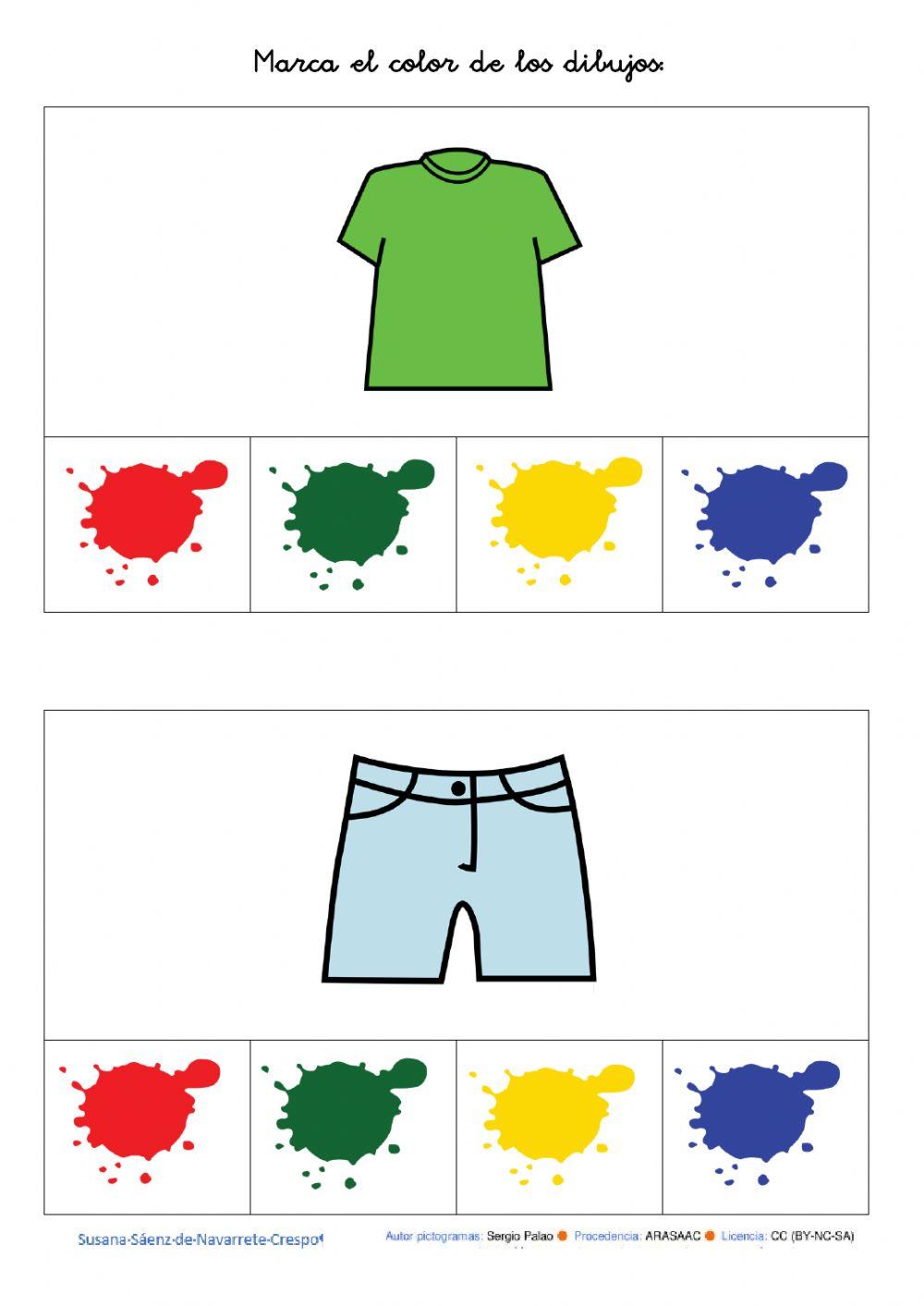 Marca el color del objeto