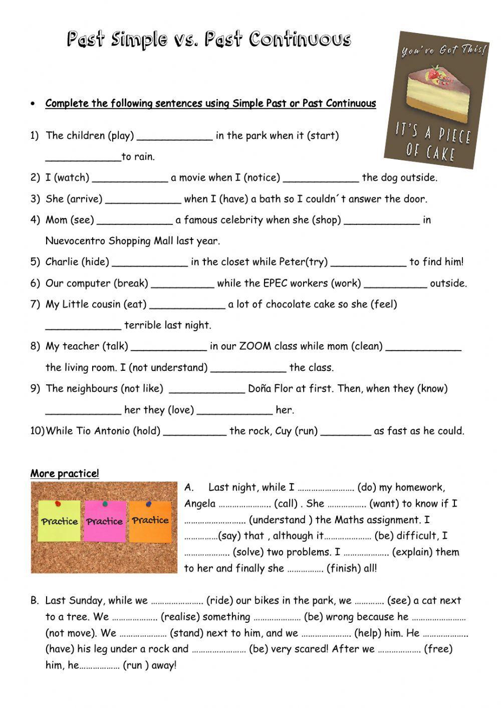 Simple present vs present continuous