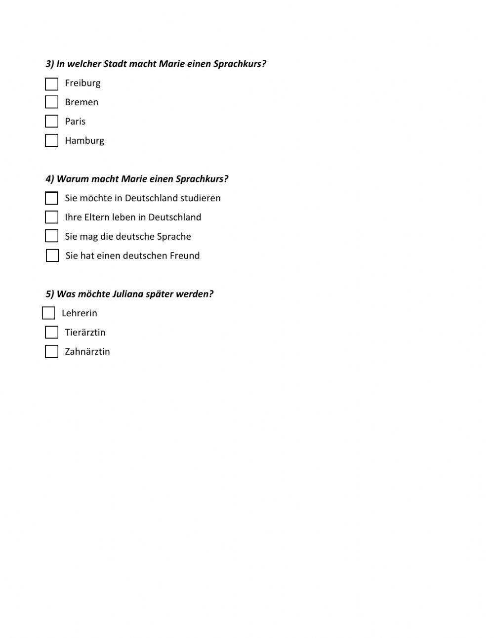 Juliana in Deutschland