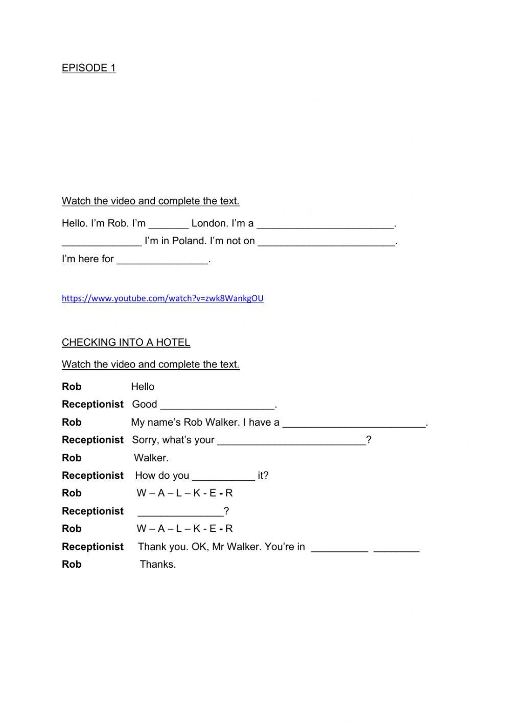 Rob and Jenny - Episode 1 1.1 - 1. 2