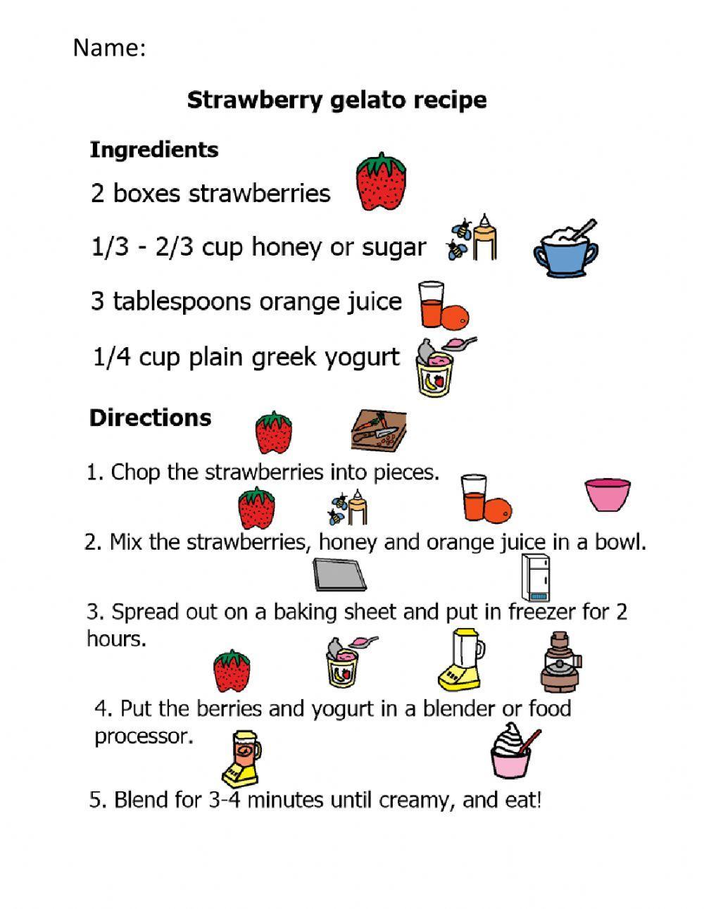 Strawberry Gelato Recipe