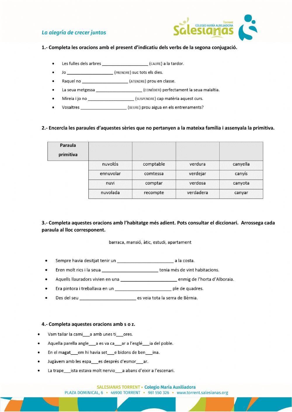 Prova Unitat 10: Valencià