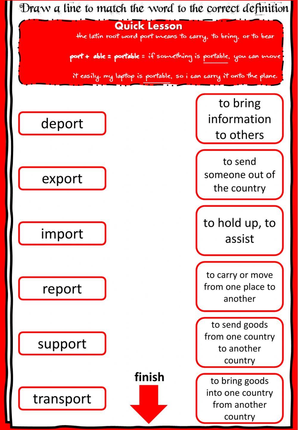 Week 18 - Tuesday - Word building
