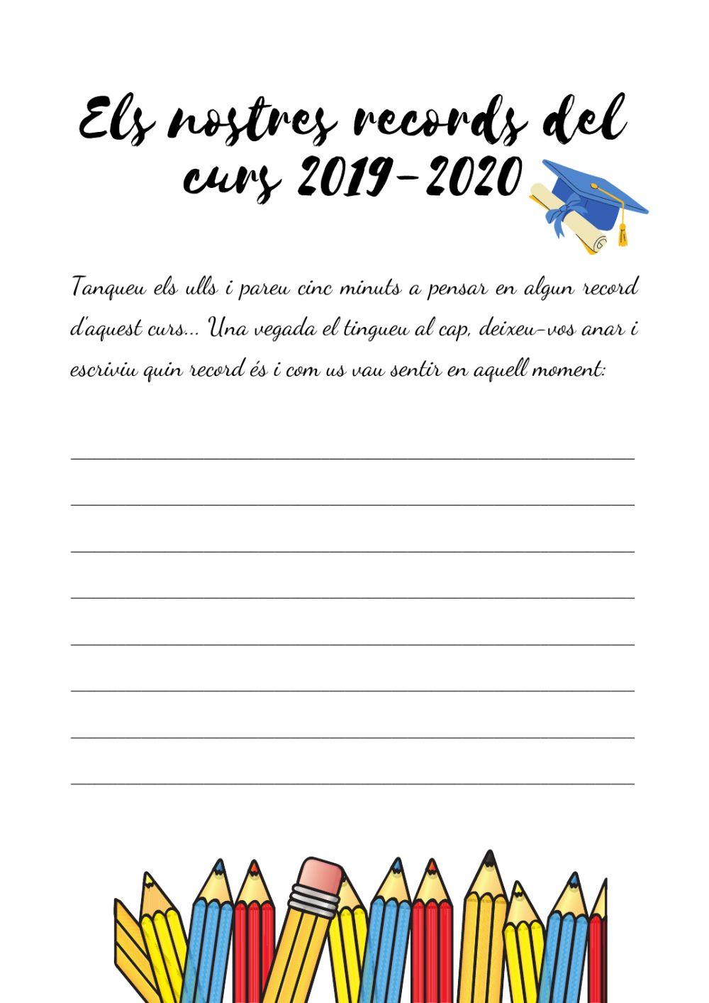 Els nostres records del curs