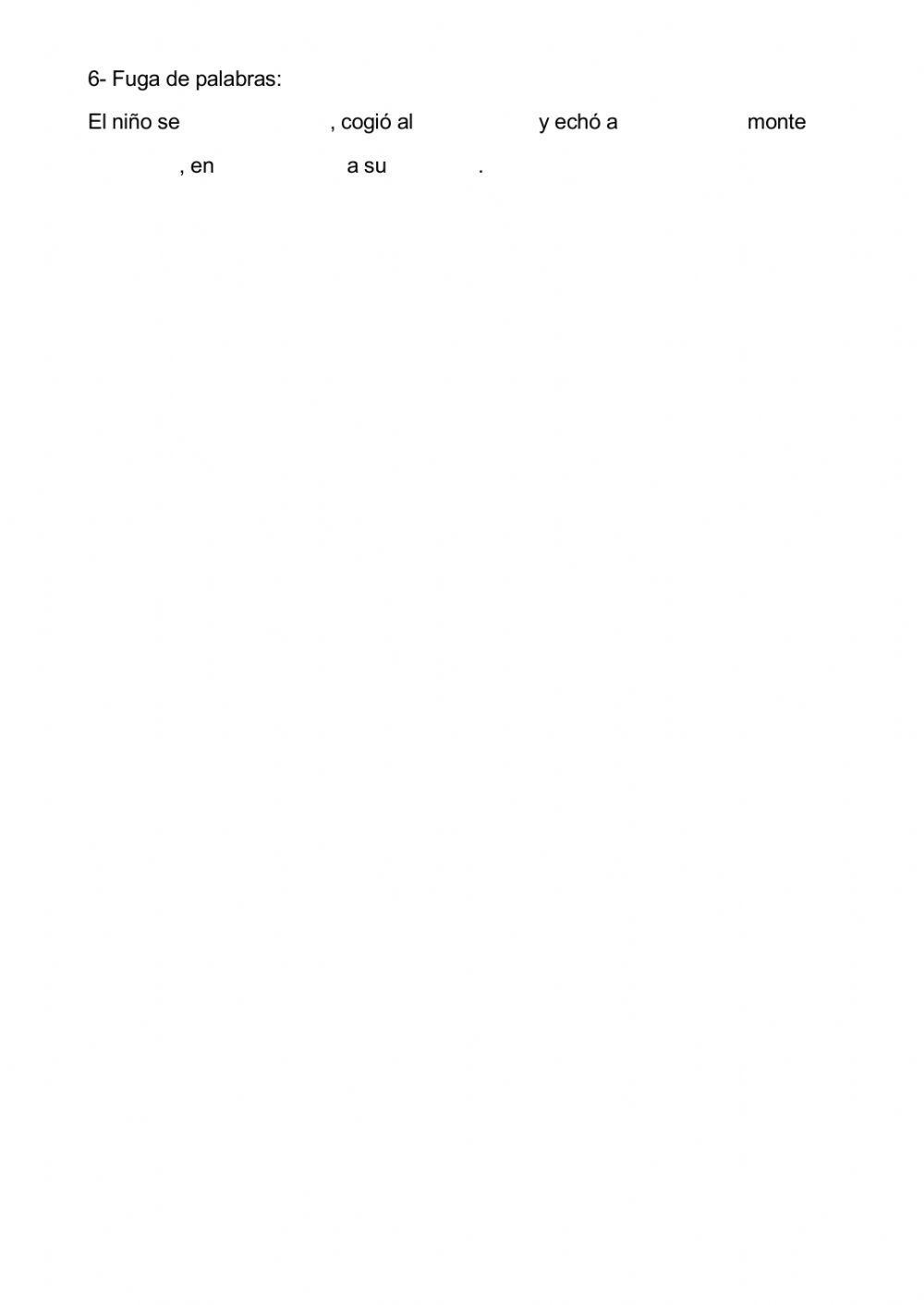 Comprensión Lectora 3º