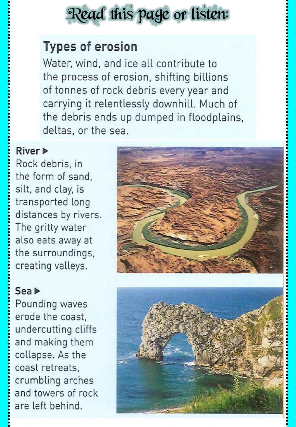Week 18 - Geography - Erosion