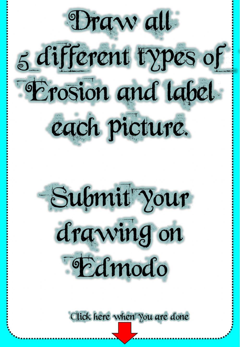 Week 18 - Geography - Erosion