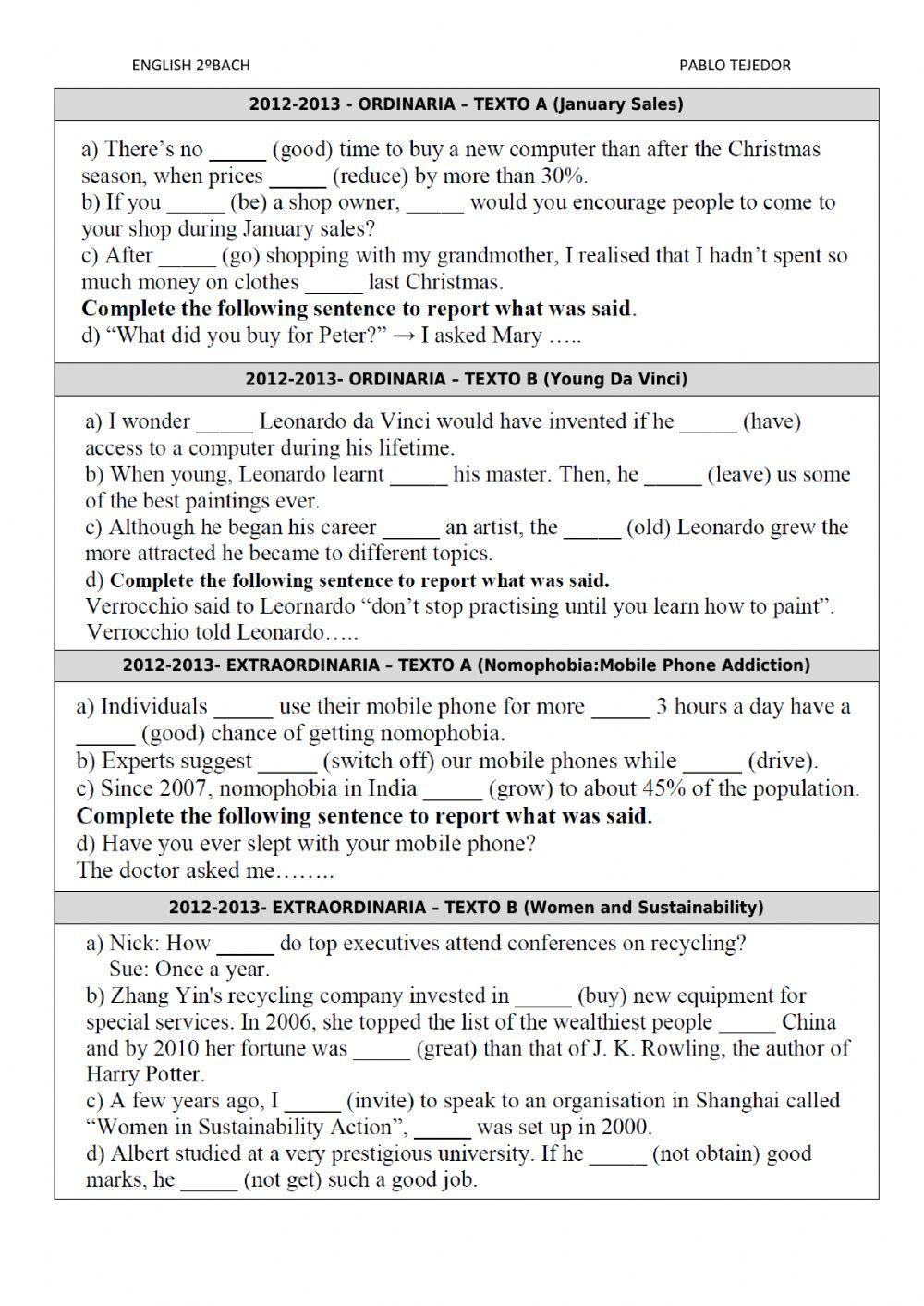 EvAU Grammar Bank 2011-2013