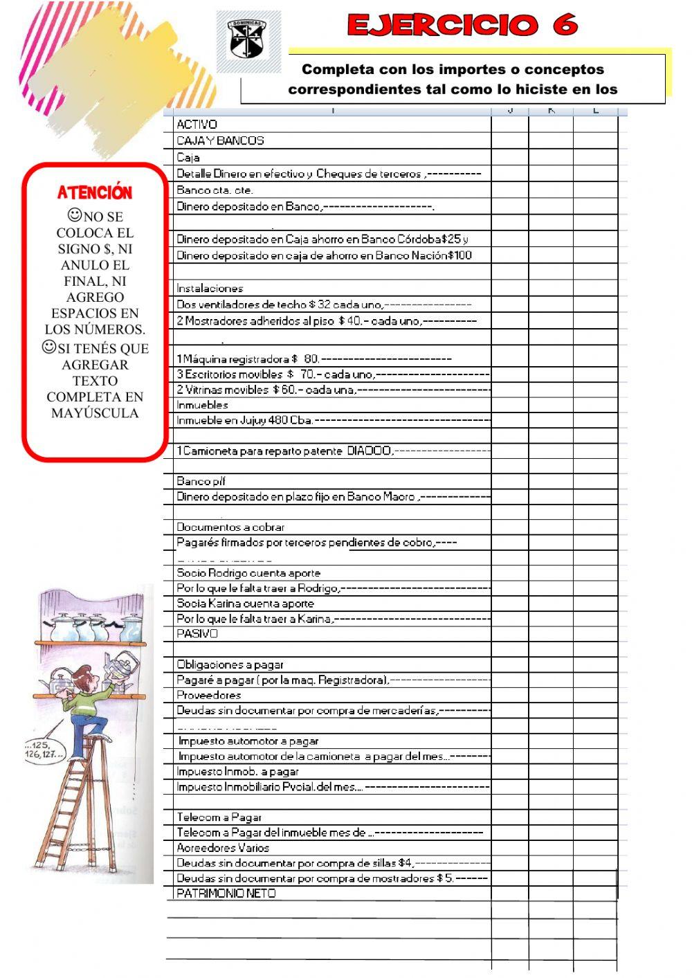 Inicio de actividades 6