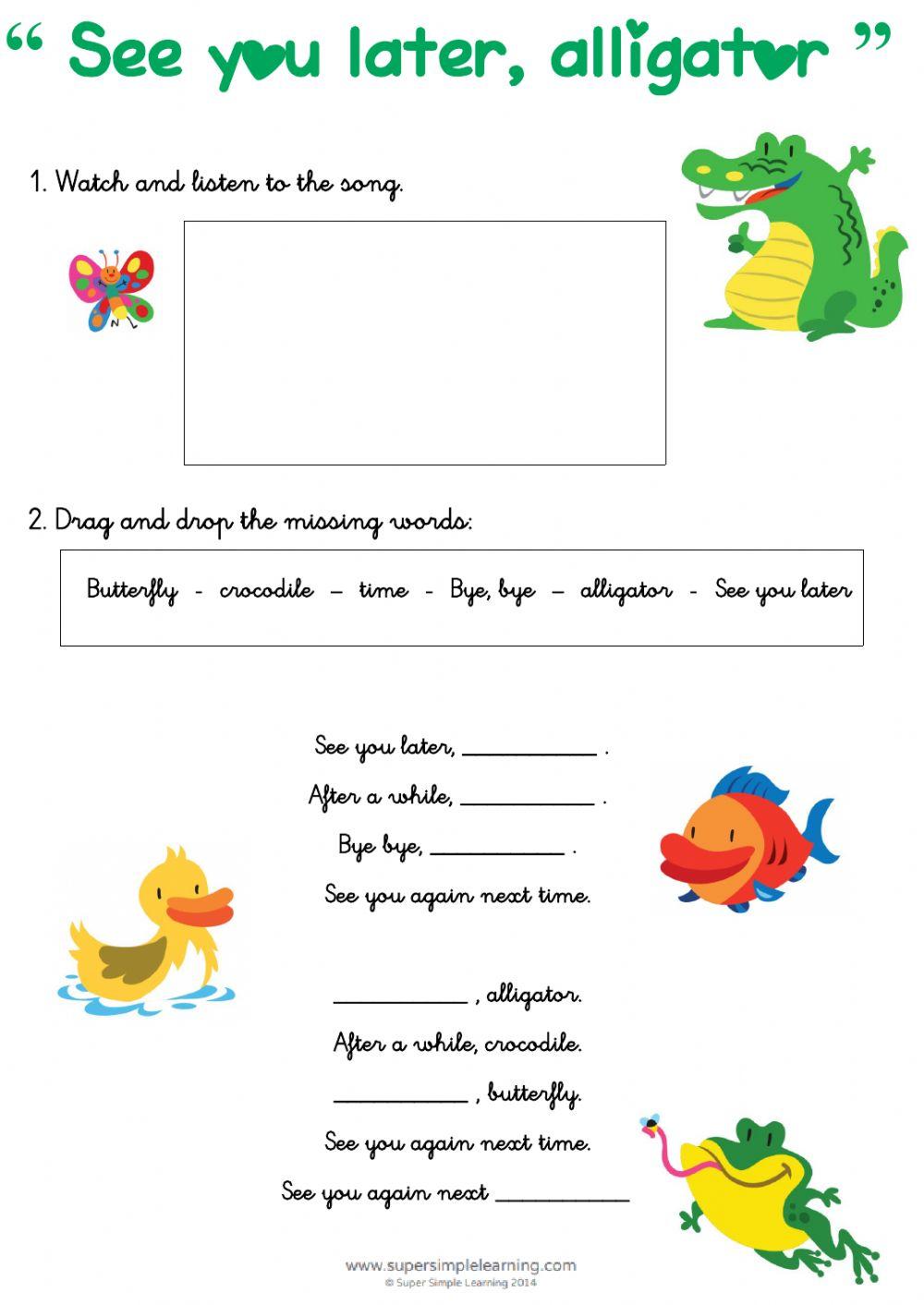 See you later, alligator