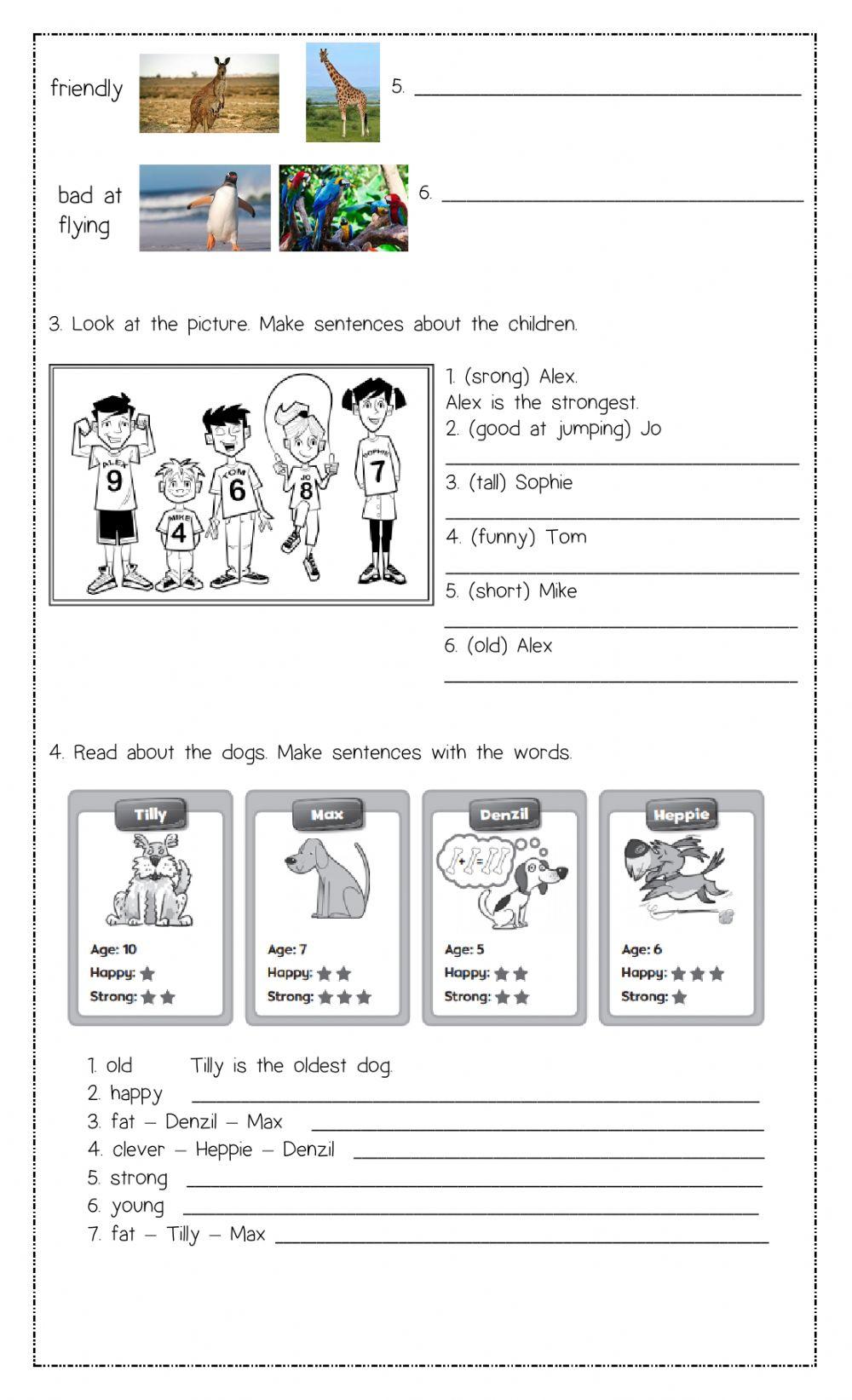 Grammar exam 4th teens