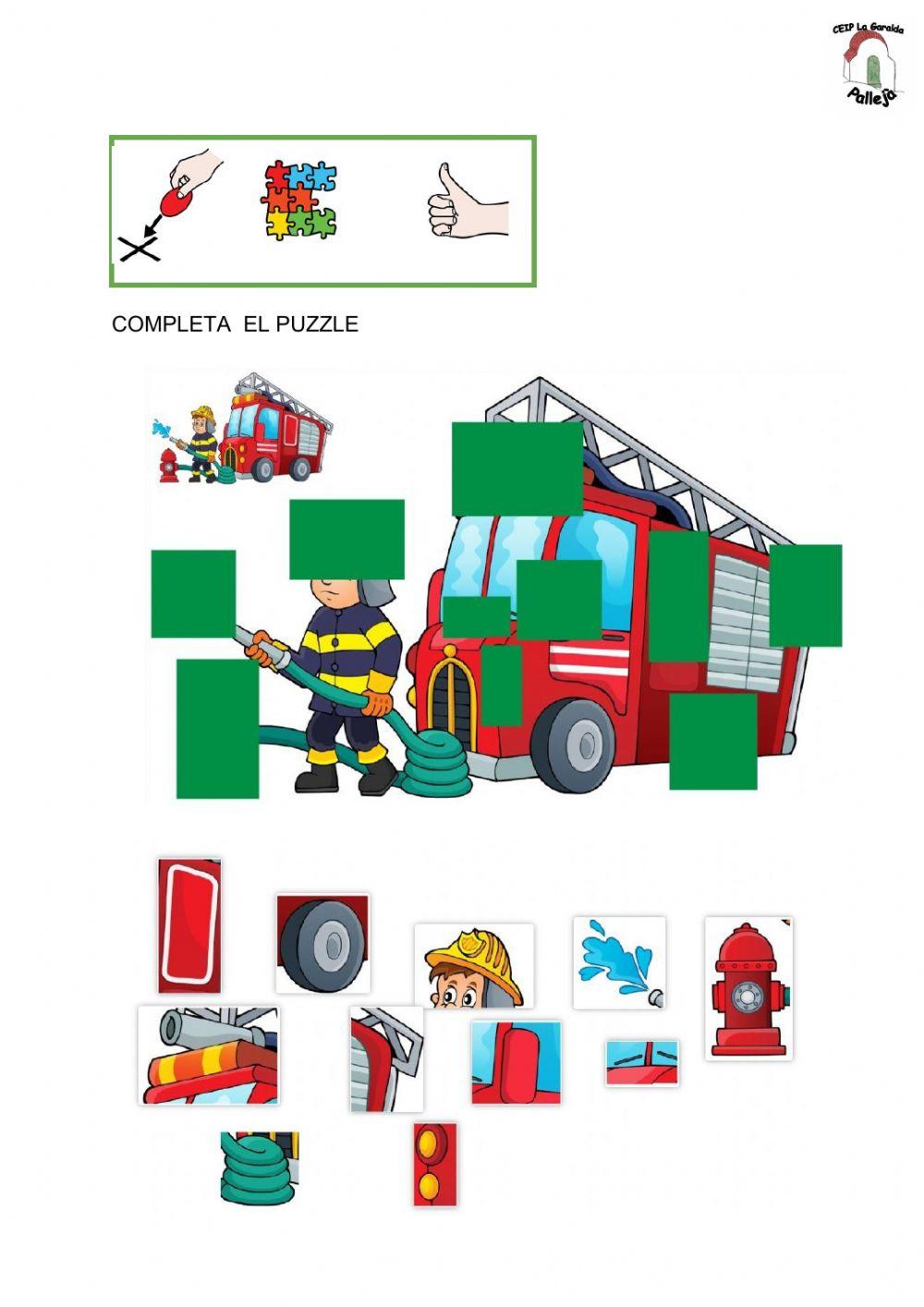 Puzzle bomberos Puzzle bomberos