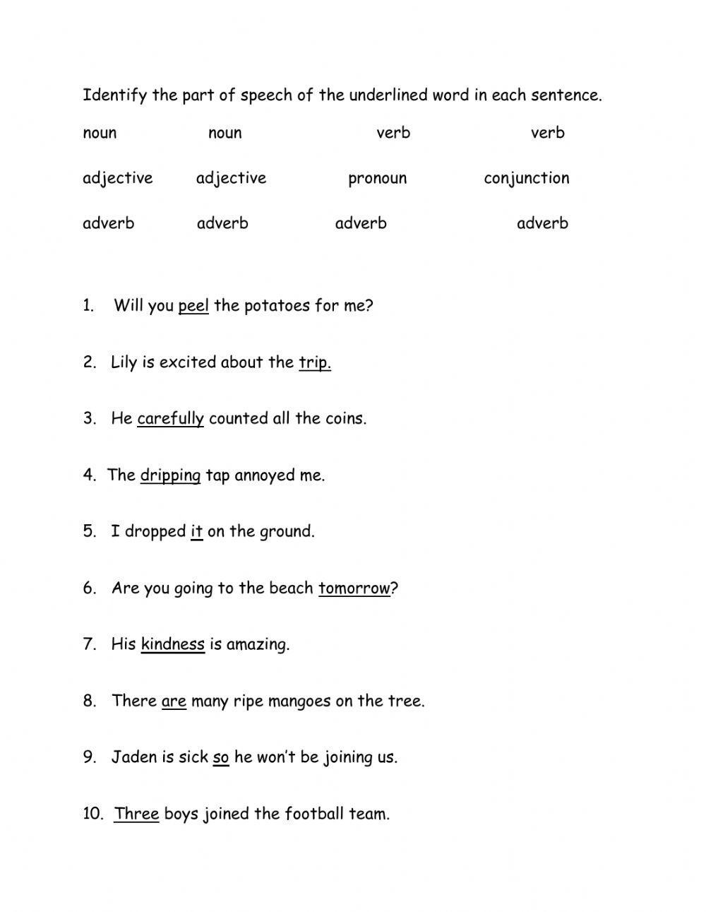 identifying-parts-of-speech-worksheet-live-worksheets
