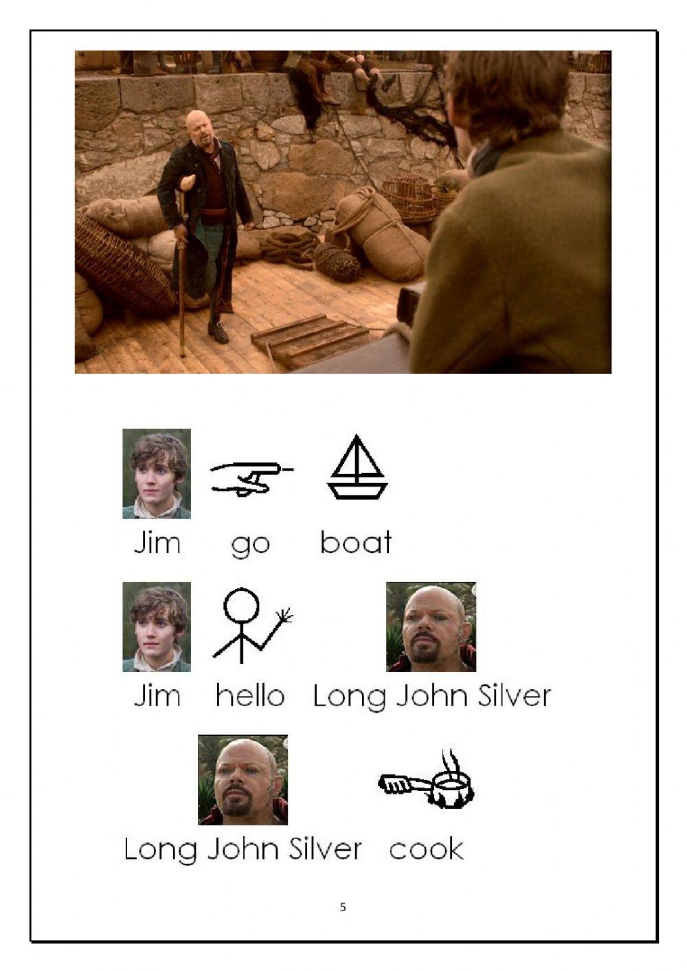 Treasure Island 1 writing