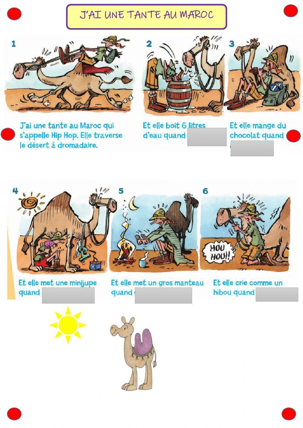 J'ai une tante au Maroc