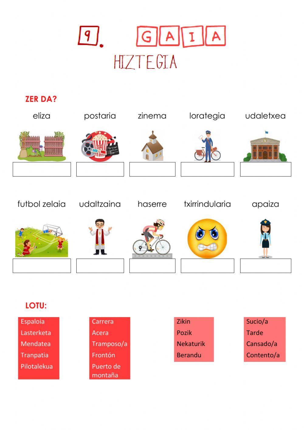 Bene-Benetan3º-tema9-hiztegia1