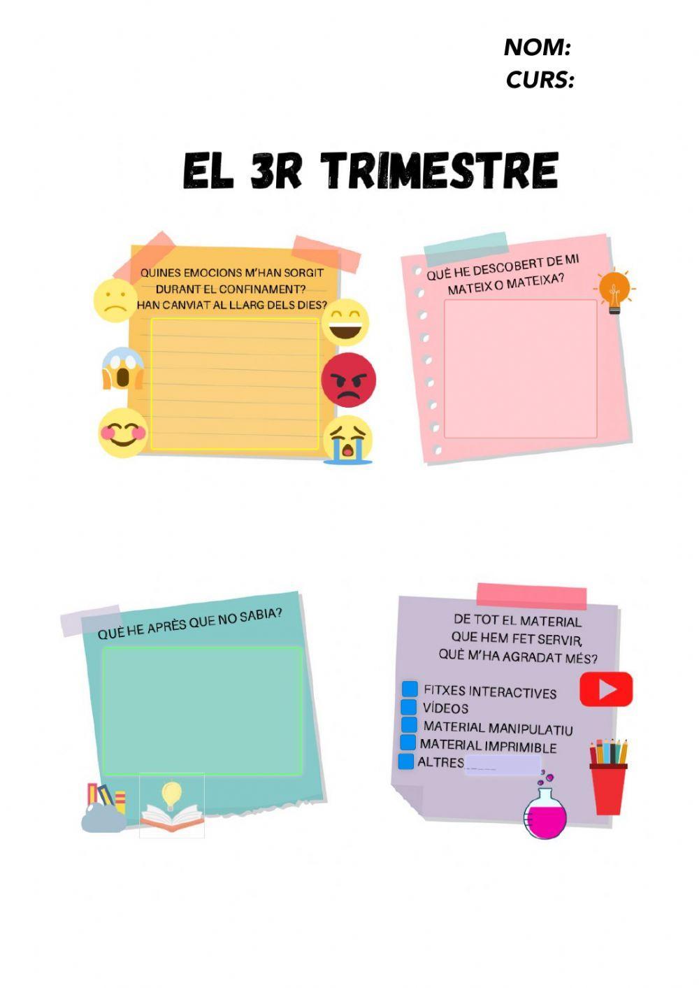 Autoavaluació 3r trimestre