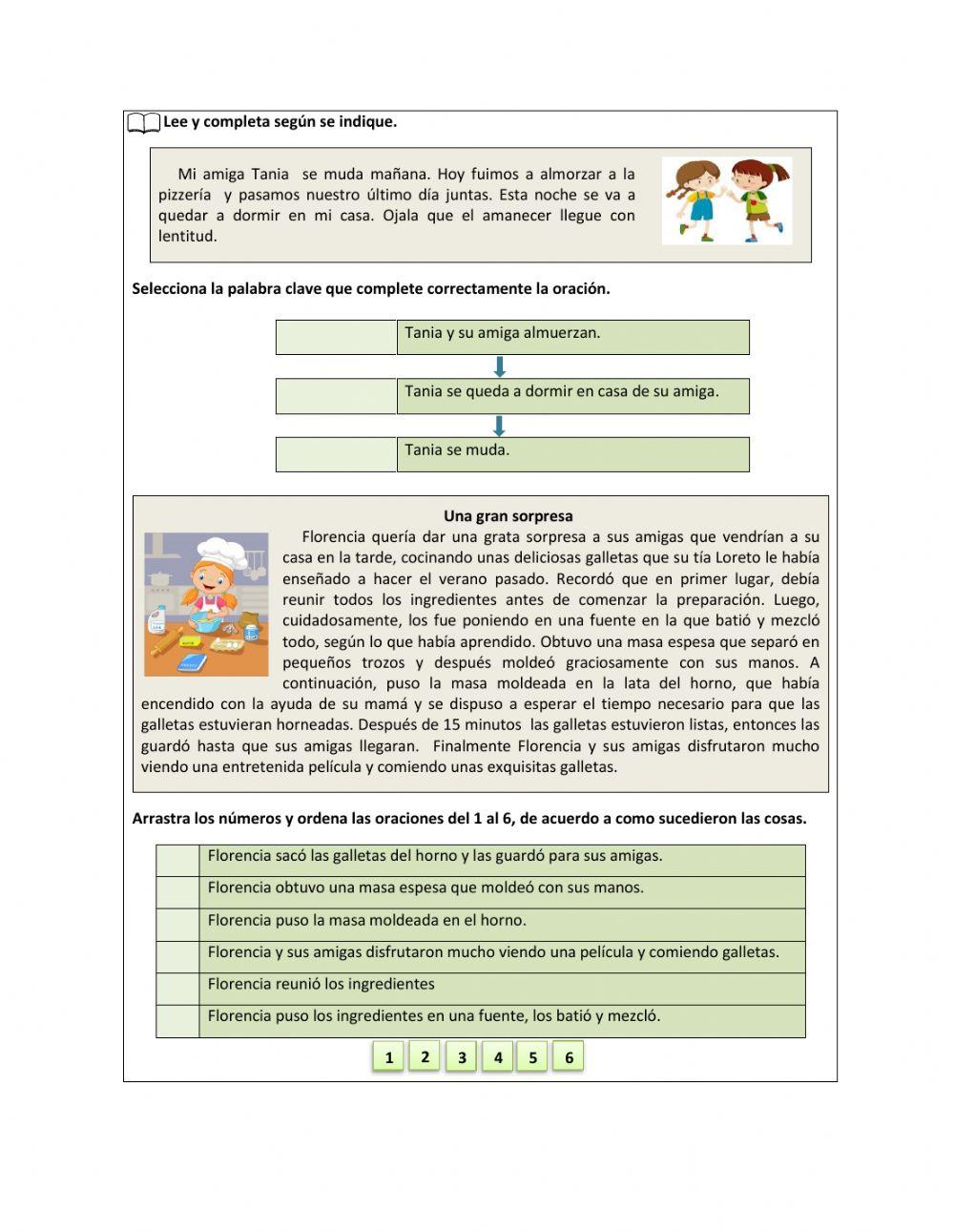 Comprender la secuencia