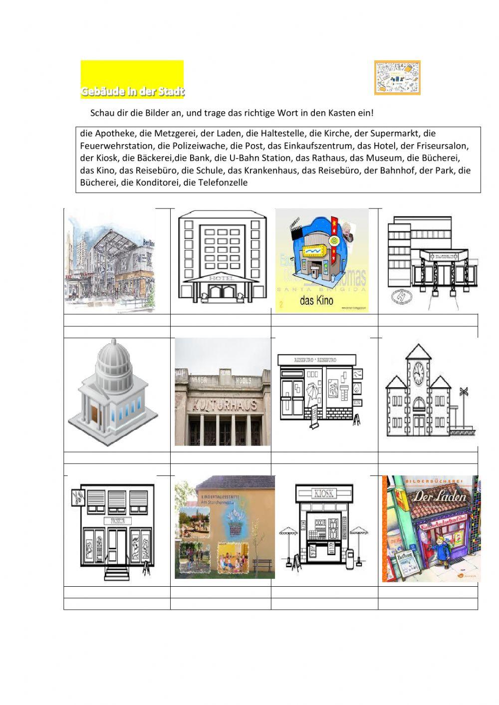 Gebäude in der Stadt